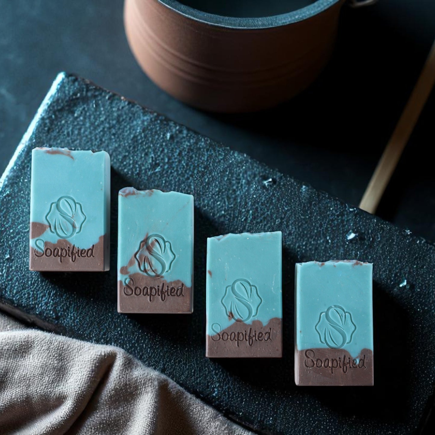 Applewood Fir Needle rustic soap